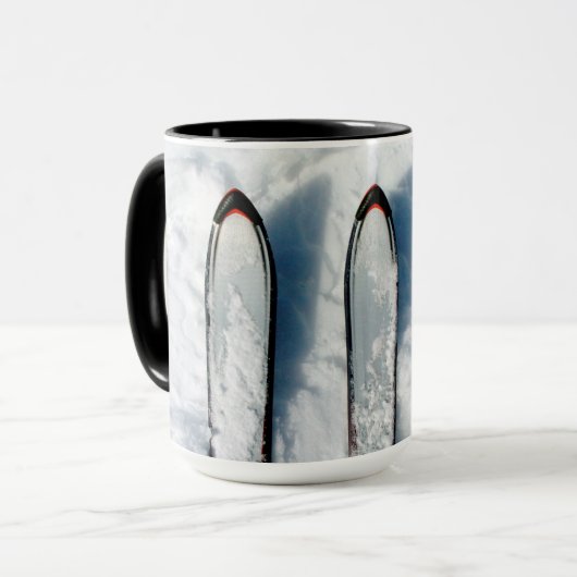 Vermont Ski Bound Snow Mok (Voorkant links)