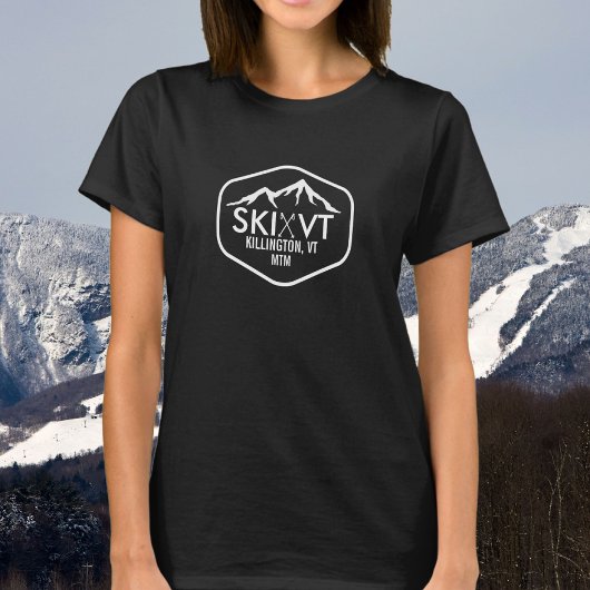 Vermont Skiën Killington Stowe Okemo Sugarbush T-shirt