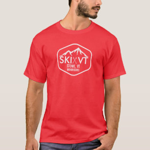 Vermont Skiing Killington Stowe Okemo Sugarbush T-shirt