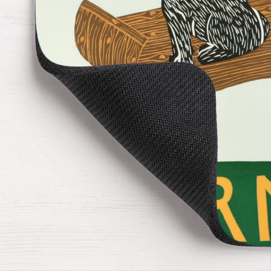 Vermont Sled Dogs Mousepad - Stephen Huneck Muismat (Hoek)