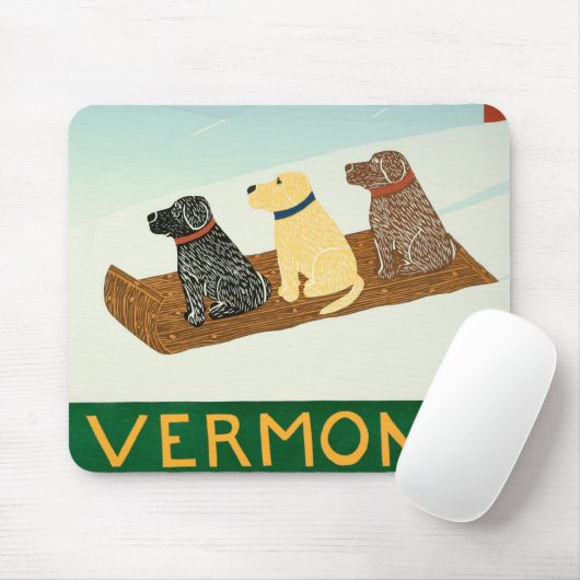 Vermont Sled Dogs Mousepad - Stephen Huneck Muismat (Met muis)