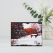 Vermont Sneeuwdag 2011 Briefkaart (Staand voorkant)