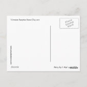 Vermont Sneeuwdag 2011 Briefkaart (Achterkant)