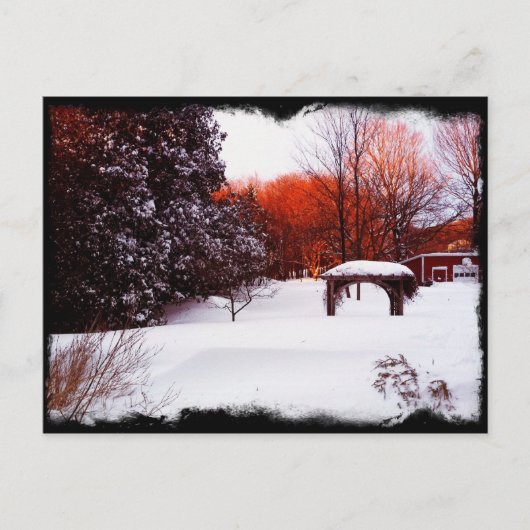 Vermont Sneeuwdag 2011 Briefkaart (Voorkant)