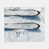 Vermont Snow Ski Fleece Deken (Voorkant (Horizontaal))