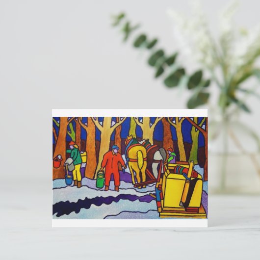 Vermont Spring J van Piliero Briefkaart (Staand voorkant)