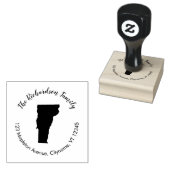Vermont staat retouradres rubberstempel (Gestempeld)