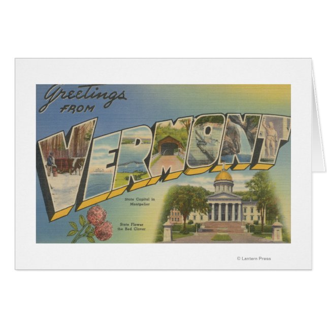 Vermont (Staatskapitaal/Bloem) - (Voorkant Horizontaal)