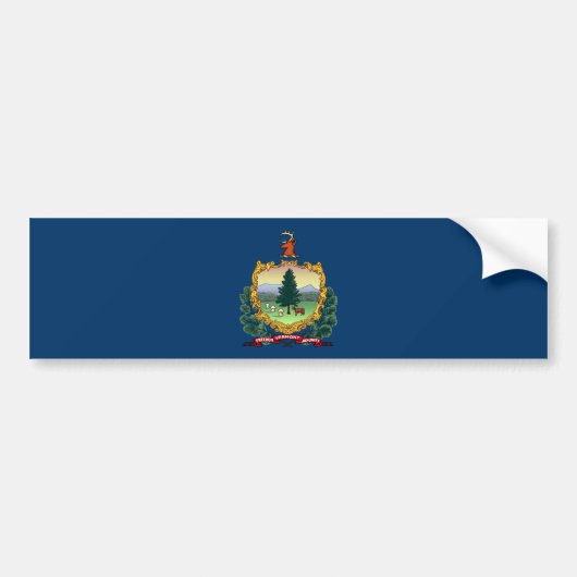 Vermont Staatsvlag Bumpersticker (Voorkant)