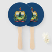 Vermont Staatsvlag Handwaaier (Voorkant en achterkant)