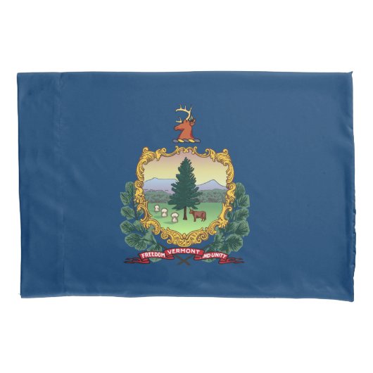Vermont Staatsvlag Kussensloop (Voorkant)