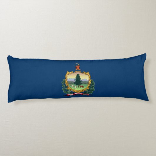 Vermont Staatsvlag Lichaamskussen (Achterkant)