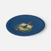 Vermont Staatsvlag Papieren Bordje (Gekanteld)