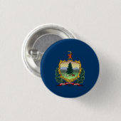 Vermont Staatsvlag Ronde Button 3,2 Cm (Voorkant /achterkant)