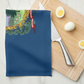 Vermont Staatsvlag Theedoek (Quarter Fold)