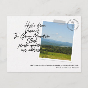 Vermont State Destination Moving Aankondiging