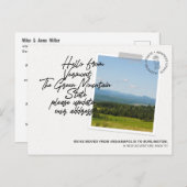 Vermont State Destination Moving Aankondiging (Voorkant / Achterkant)