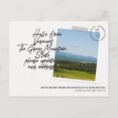 Vermont State Destination Moving Aankondiging (Voorkant)