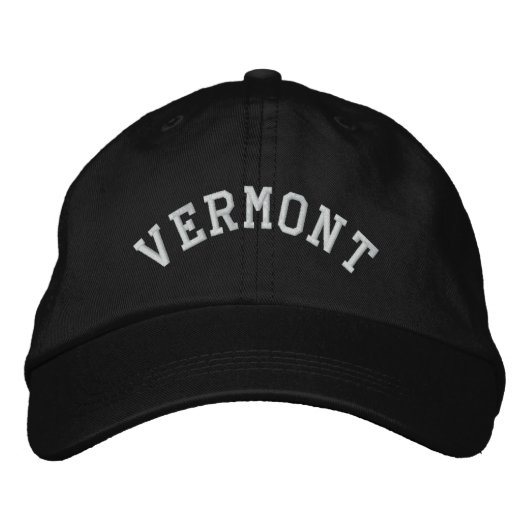 Vermont State Embroiged Pet (Voorkant)