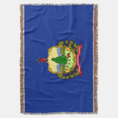 Vermont State Flag Design Decor Deken (Voorkant Verticaal)
