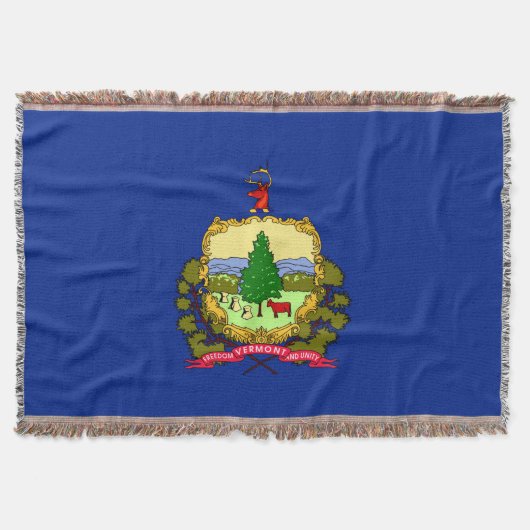 Vermont State Flag Design Decor Deken (Voorkant)