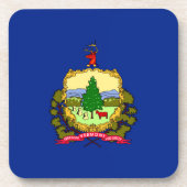 Vermont State Flag Design Decor Onderzetter (Voorkant)