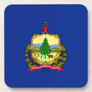 Vermont State Flag Design Decor Onderzetter