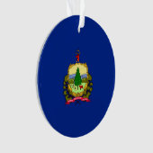 Vermont State Flag Design Decor Ornament (voorkant)