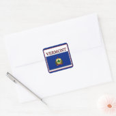 Vermont State Flag Design Sticker (Envelop)