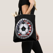 Vermont State Generation X American Soccer Tote Bag (Dichtbij)