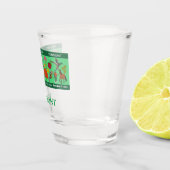Vermont State Herdenking Shot Glass Glas (Rechts)