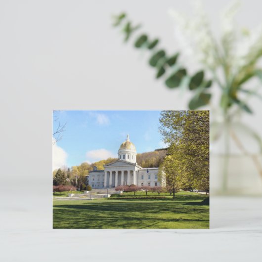 Vermont State House Briefkaart (Staand voorkant)
