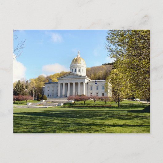 Vermont State House Briefkaart (Voorkant)