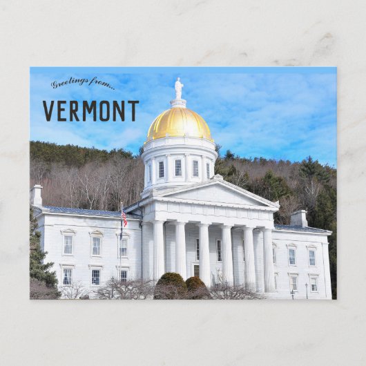 Vermont State House in Montpelier Vermont Briefkaart (Voorkant)