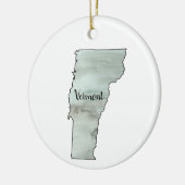 Vermont State Illustration Schilderij Keramisch Ornament (Links)