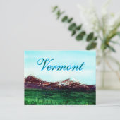 Vermont State Kleuren Briefkaart (Staand voorkant)