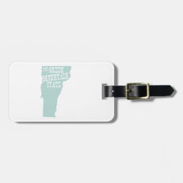 Vermont State Motto Slogan Bagagelabel