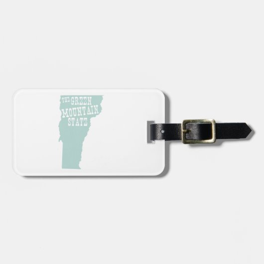 Vermont State Motto Slogan Bagagelabel (Voorkant horizontaal)