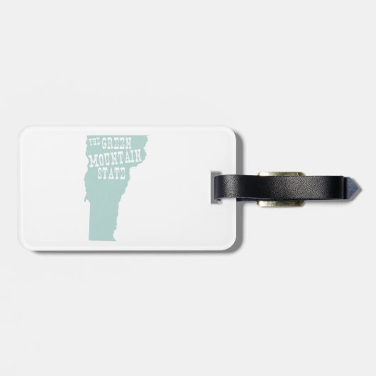 Vermont State Motto Slogan Bagagelabel (Achterkant horizontaal)