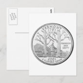 Vermont State Quarter Briefkaart (Voorkant / Achterkant)