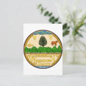 Vermont State Seal Briefkaart (Staand voorkant)