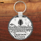 Vermont State Seal Sleutelhanger (Voorkant)