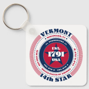 Vermont State Sleutelhanger