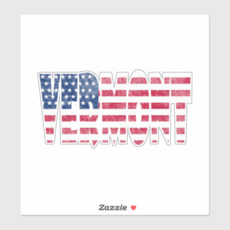 Vermont state  sticker