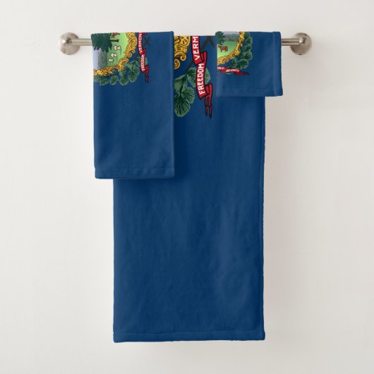 Vermont State Vlag Bad Handdoek (Insitu)