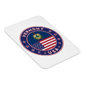 Vermont-sticker, telefoonbehuizing, canvas tas, mu magneet (Rechterzijde)
