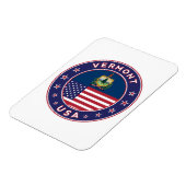 Vermont-sticker, telefoonbehuizing, canvas tas, mu magneet (Linkerzijde)