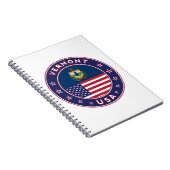 Vermont-sticker, telefoonbehuizing, canvas tas, mu notitieboek (Rechterzijde)