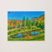 Vermont Stowe Jigzaag Puzzle Legpuzzel (Horizontaal)