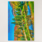 Vermont Stowe. Kerstgroeten Legpuzzel (Verticaal)